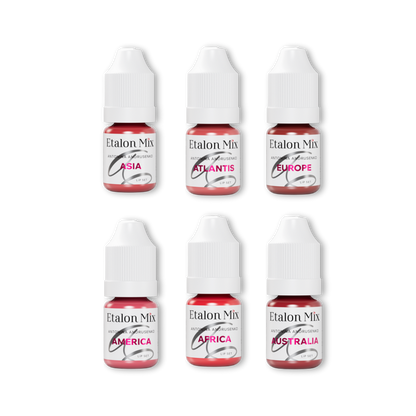 Etalon Mix & Antonina Andrusenko LIGHT SERIES Lip Pigments Set 5 ml Supreme Permanent