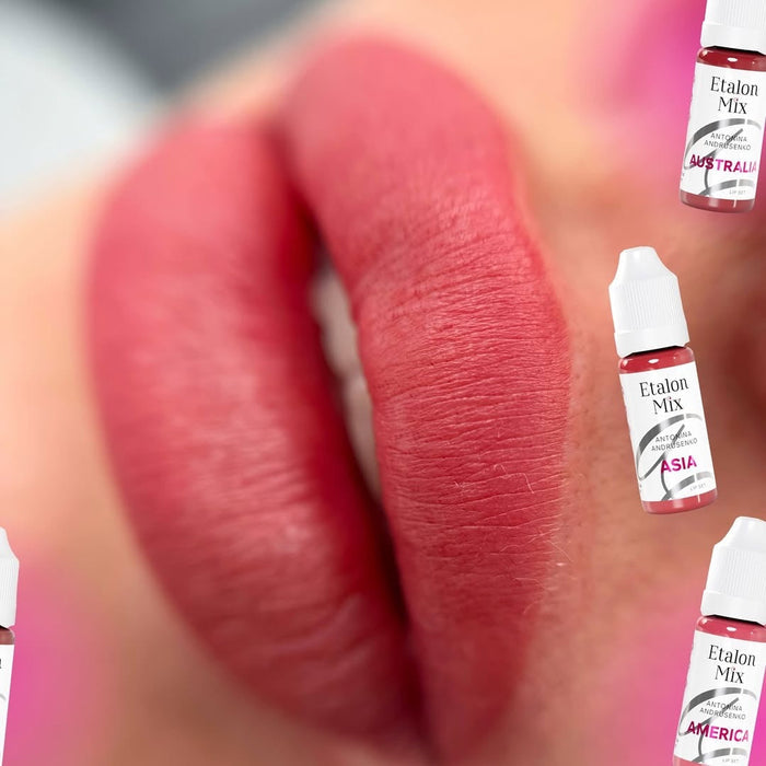 Etalon Mix & Antonina Andrusenko LIGHT SERIES Lip Pigments Set 5 ml Supreme Permanent