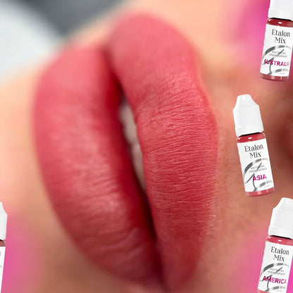 Etalon Mix & Antonina Andrusenko LIGHT SERIES Lip Pigments Set 5 ml Supreme Permanent