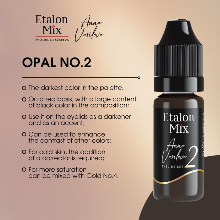 Etalon Mix Eyelids Set by Anna Vasileva 5ml Supreme Permanent