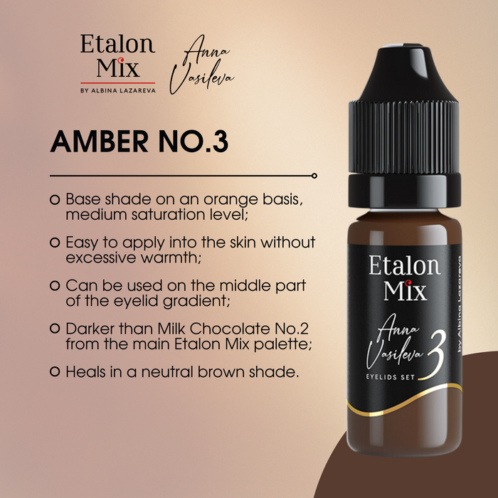 Etalon Mix Eyelids Set by Anna Vasileva 5ml Supreme Permanent