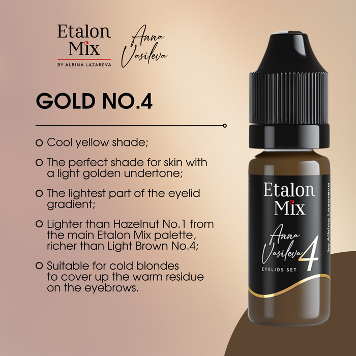 Etalon Mix Eyelids Set by Anna Vasileva 5ml Supreme Permanent