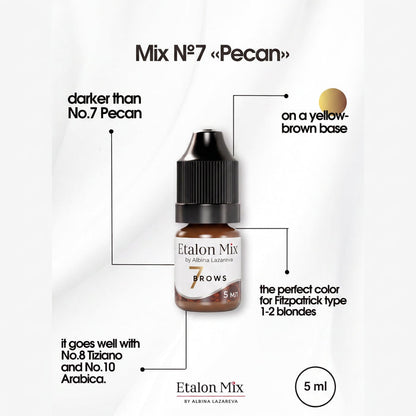 Etalon Mix Inorganic Eyebrow Set 5ml Supreme Permanent