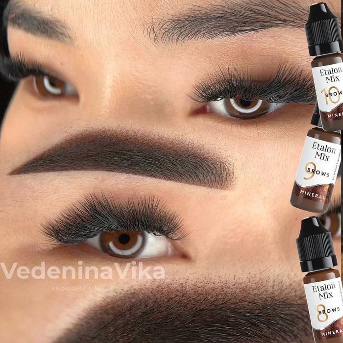 Etalon Mix Inorganic Eyebrow Set 10 ml Supreme Permanent