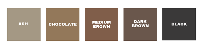 Waxbare eyebrow pencil shades — product photo