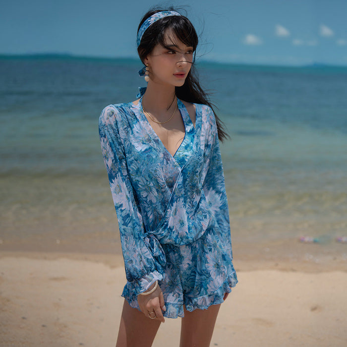 Fairly Blue 3 Pieces Swimsuit