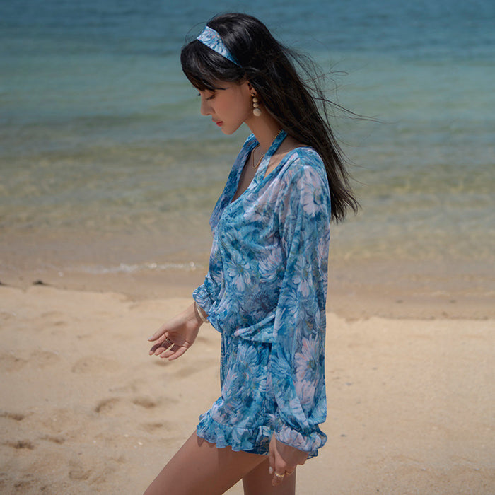 Fairly Blue 3 Pieces Swimsuit
