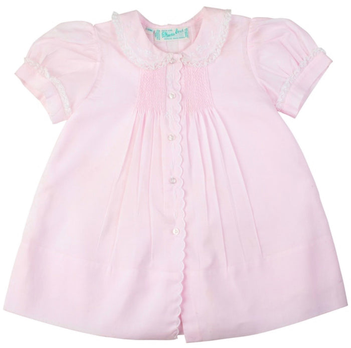 Feltman Button Front Slip Dress-Pink