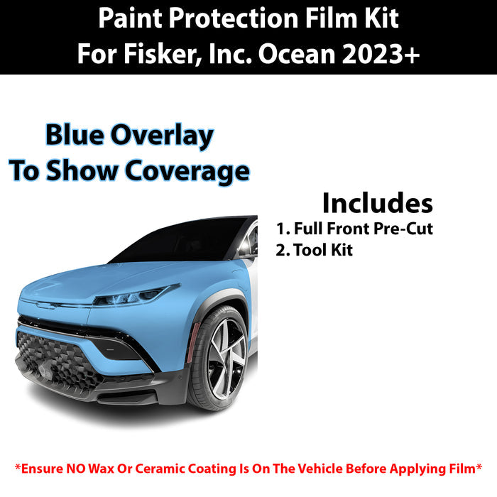 Fits Fisker Inc. Ocean One 2023+ Precut Premium Paint Protection Film Clear Bra PPF Decal Film Kit - Bogar Tech Designs