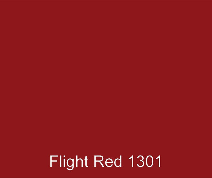 Flight Red custom color ISO NPG polyester gel coat for a protective high gloss finish.