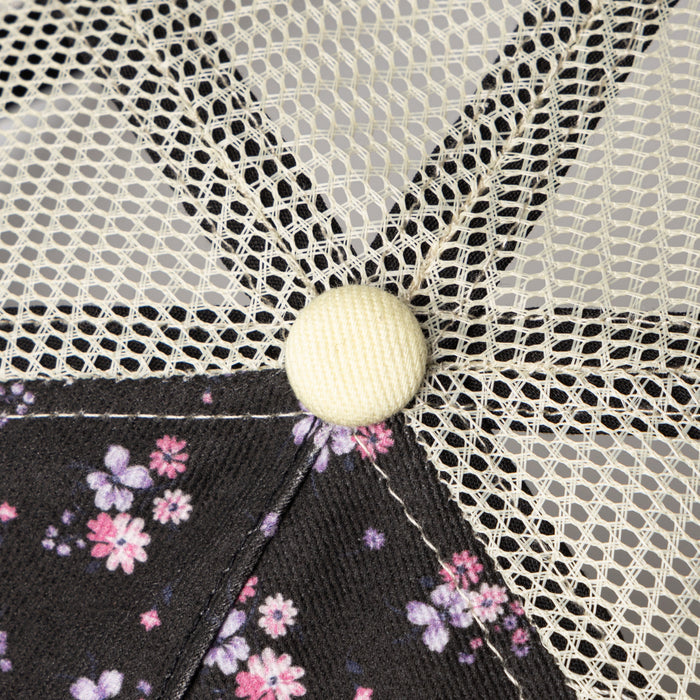 Flower Mesh Cap