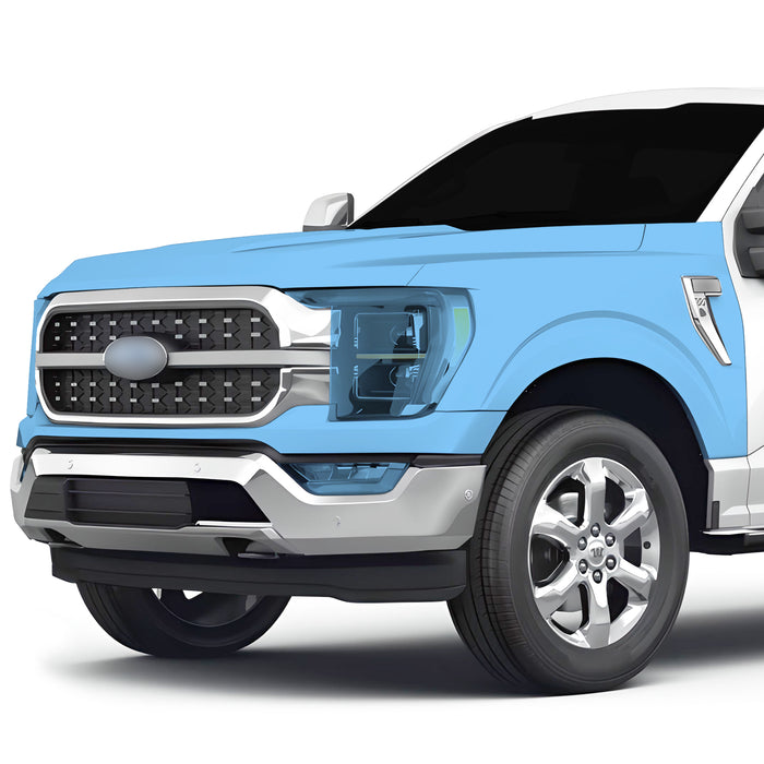 Fits Ford F150 2021 - 2023 Precut Premium Paint Protection Film Clear Bra PPF Decal Film Kit Cover - Bogar Tech Designs