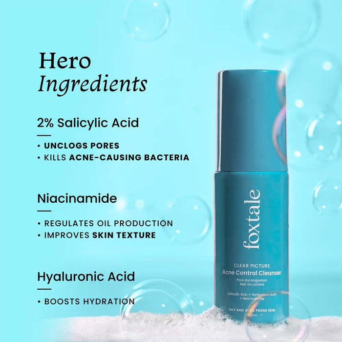 Foxtale Acne Control Cleanser-100ML