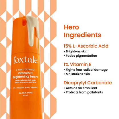 Foxtale Brightening Vitamin C Face Serum-30ml