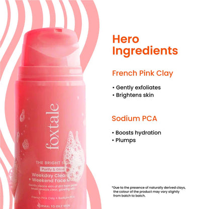 Foxtale Purify & Glow Cleanser + Mask 2 IN 1 -100ML