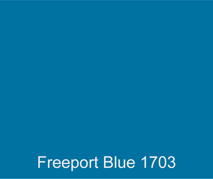 Freeport Blue custom colored swatch for ISO NPG superior grade polyester gel coat resin.