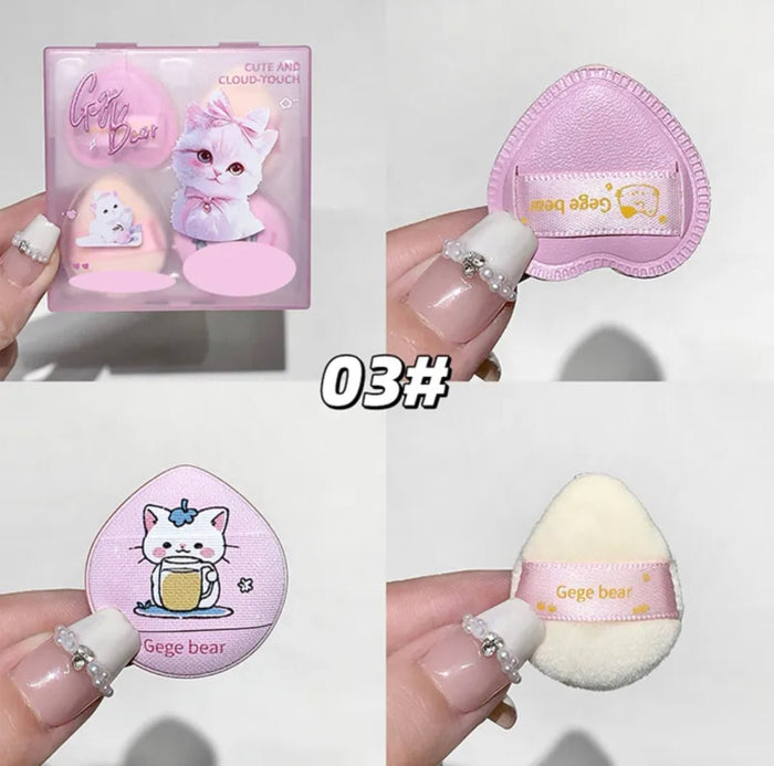 Gege Bear Cute and Cloud - Touch Powder Puff بودرة جيج بير اللطيفة والملمس السحابي - Princess Cosmetics Qatar