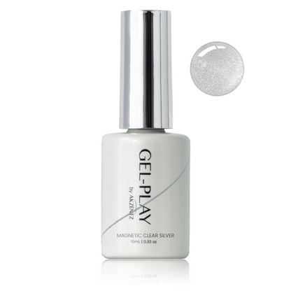 Gel Play Magnetic Clear Silver-Gel Play, Shop Akzentz Gel Play, Gel Play Paints-Akzentz-Gel Essentialz