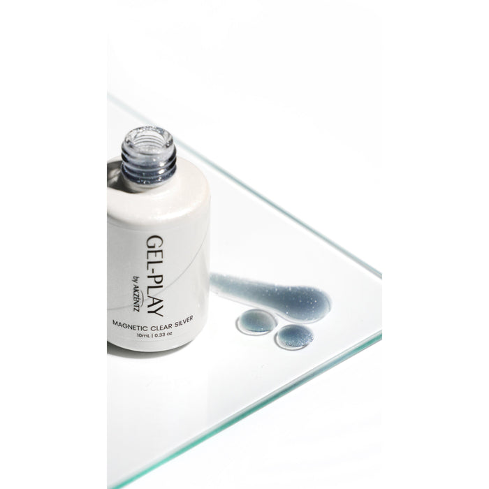 Gel Play Magnetic Clear Silver-Gel Play, Shop Akzentz Gel Play, Gel Play Paints-Akzentz-Gel Essentialz