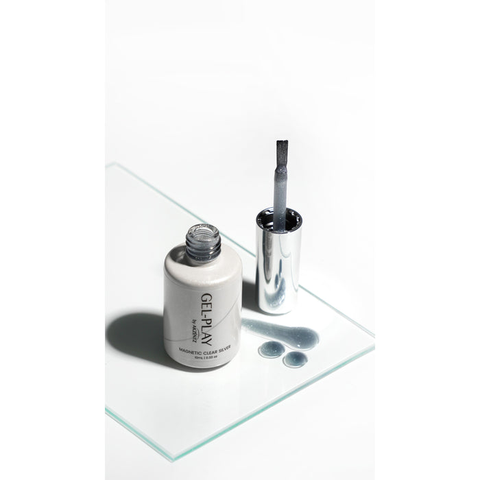 Gel Play Magnetic Clear Silver-Gel Play, Shop Akzentz Gel Play, Gel Play Paints-Akzentz-Gel Essentialz