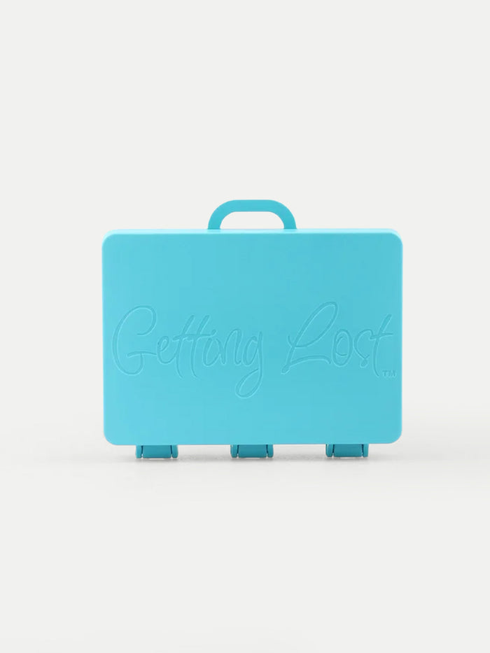 Getting Lost card holder suitcase | Turquoise-Image 2