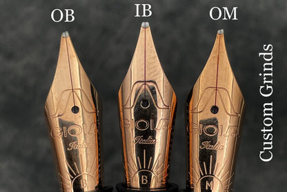 Gioia Alleria Grotta Azzurra Fountain Pen Ruthenium Trim