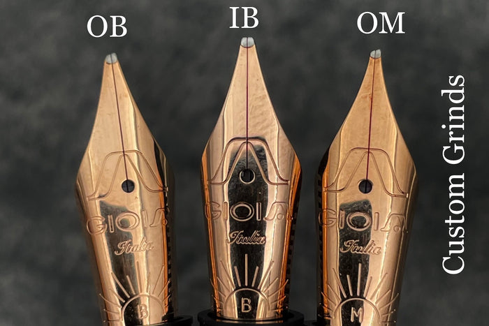 Gioia Alleria Mare Chiaro Fountain Pen Rhodium Trim
