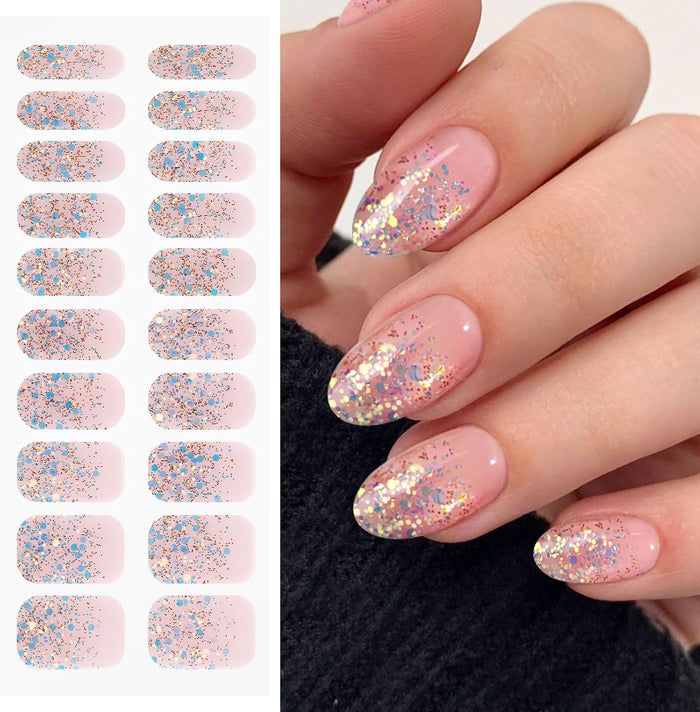 Glitter Gel Nail Stickers