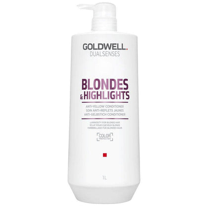 Goldwell DualSenses Blonde & Highlights Anti-Yellow Conditioner - Goldwell | Artisan Hair Cary, Cary NC