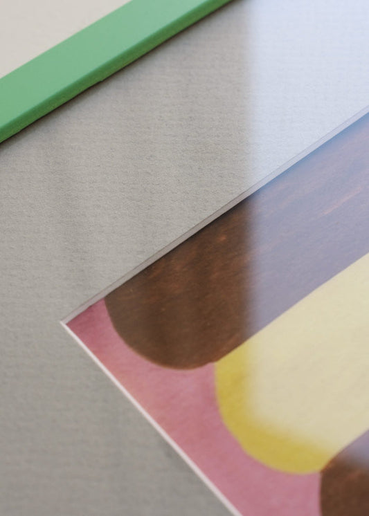 Blue Passepartout - The Poster Club