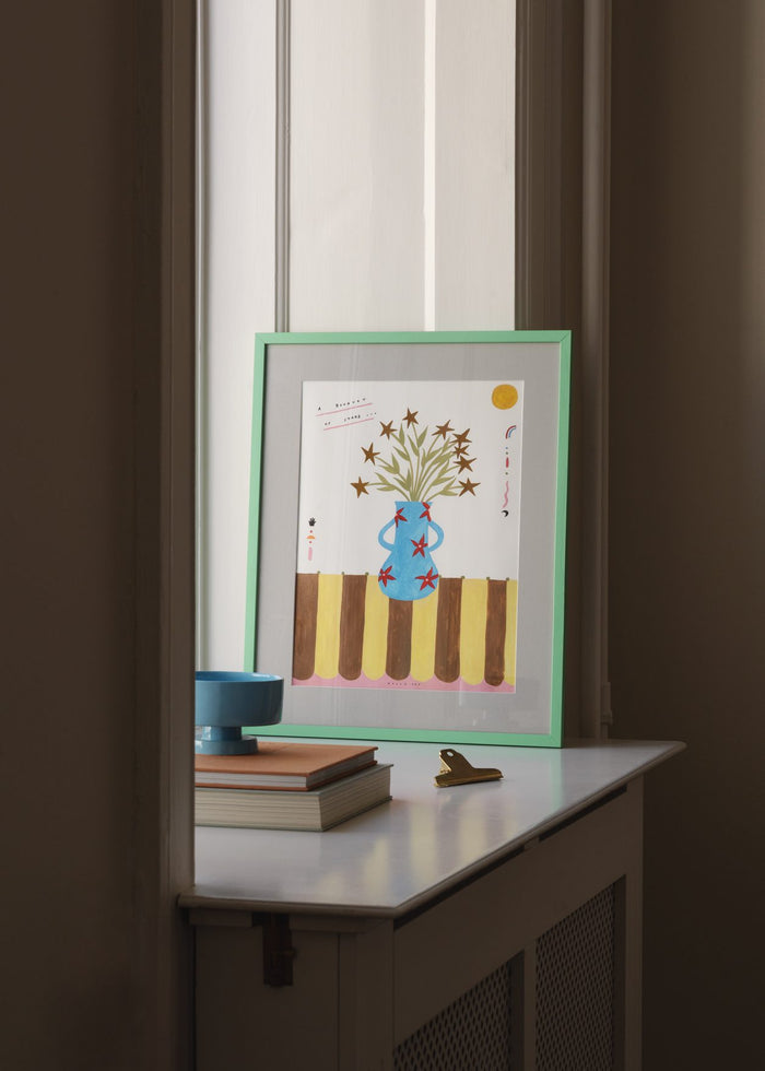 Blue Passepartout - The Poster Club