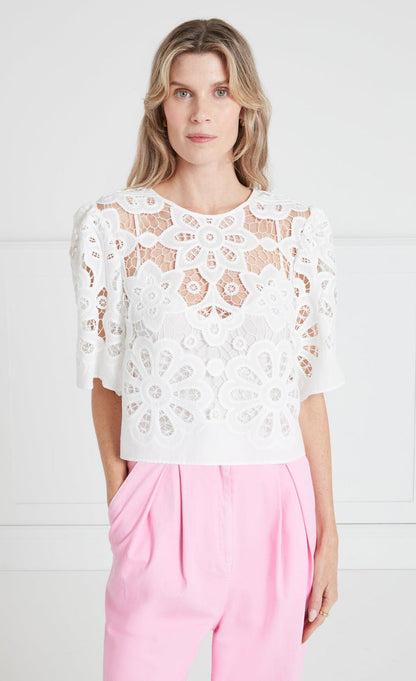 Guinevere Top - White