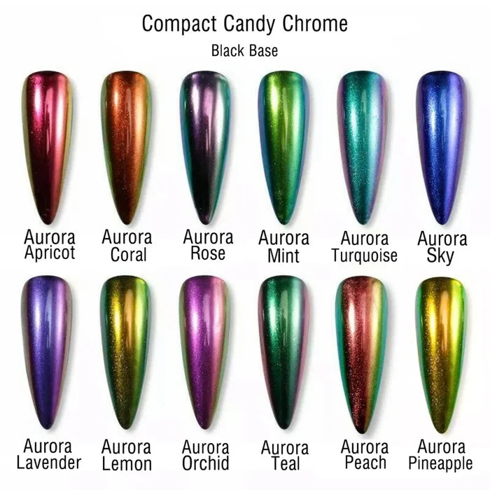 HD Candy Compact Chrome - Aurora Orchid