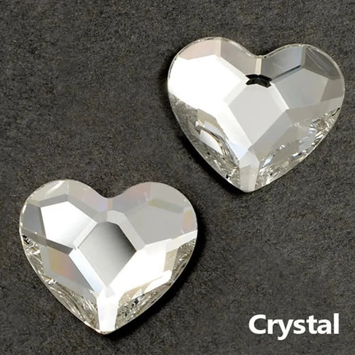 HEART FLATBACK - CRYSTAL