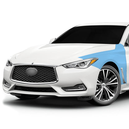 Fits Infiniti Q60 2017 - 2024 Precut Premium Paint Protection Film Clear Bra PPF Decal Film Kit Cover - Bogar Tech Designs