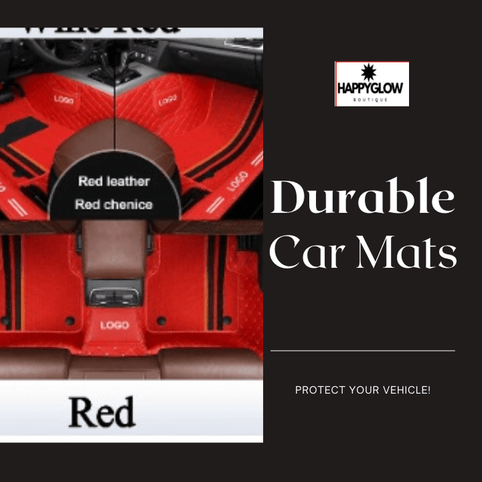 Interior CAR Covers and MATS Customized with Name OR Logo Created by HAPPYGLOW BOUTIQUE
