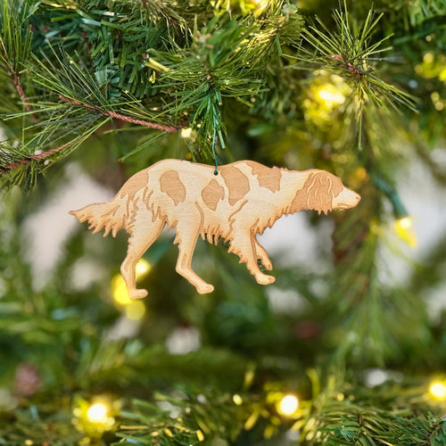 Irish Red and White Setter Ornament