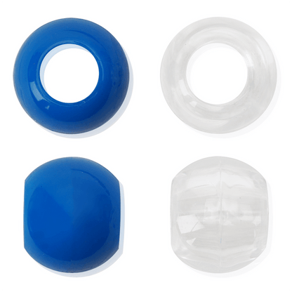 Joy Round Hair Beads XX-Large, 60 Count, Blue
