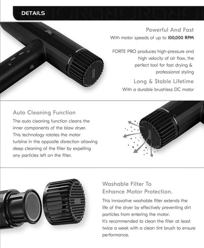 JRL Forte Pro Dryer  # FP2020H - Palms Fashion Inc.