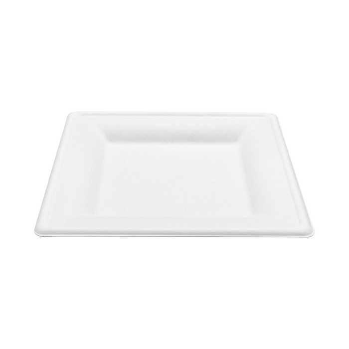 Karat Earth 10 x 10 Fiber Plate | Square | White |PFAS-Free