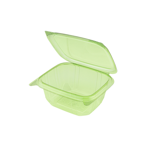 Karat Earth 16oz PLA Hinged Deli Container | Green
