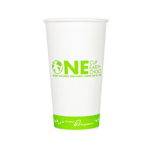 Karat Earth 20oz Compostable Paper Hot Cup | White | 91-Series