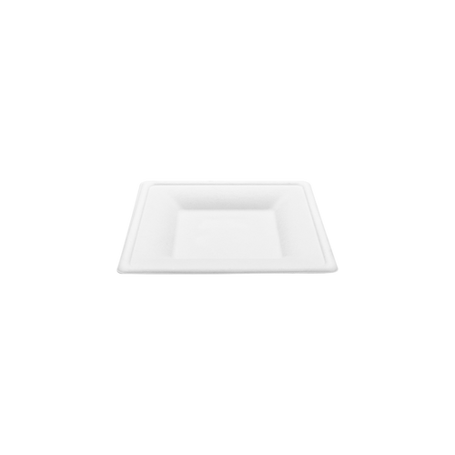 Karat Earth 6 x 6 Fiber Plate | Square | White |FPFAS-Free