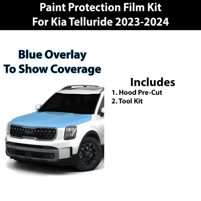 Precut Premium Paint Protection Film Clear Bra PPF Decal Film Kit Cover Fits Kia Telluride 2023 - 2024 - Bogar Tech Designs