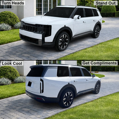 Kia Telluride 2027+ Dark Smoke Headlight & Taillight Tint Kit – Precut Vinyl Lens Overlays Film