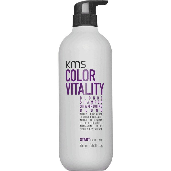 KMS ColorVitality Blonde Shampoo 750ml/25.3oz - KMS | Artisan Hair Cary, Cary NC