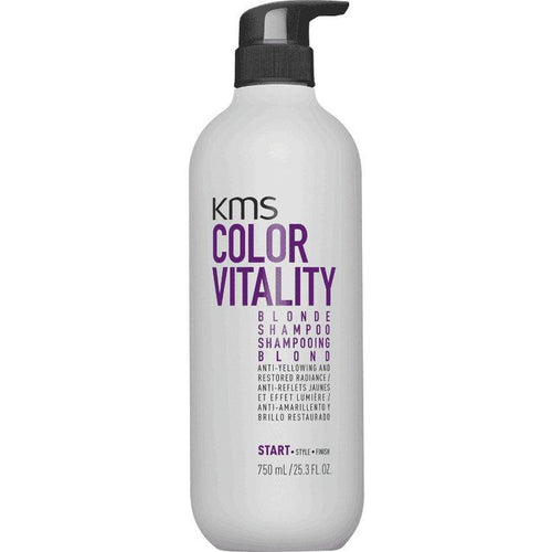KMS ColorVitality Blonde Shampoo 750ml/25.3oz - KMS | Artisan Hair Cary, Cary NC