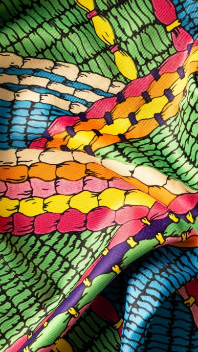 Knot Wraps Neon Weave