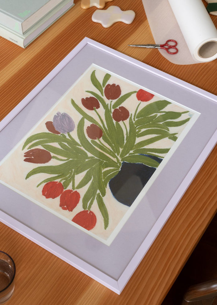 Lavender Passepartout - The Poster Club