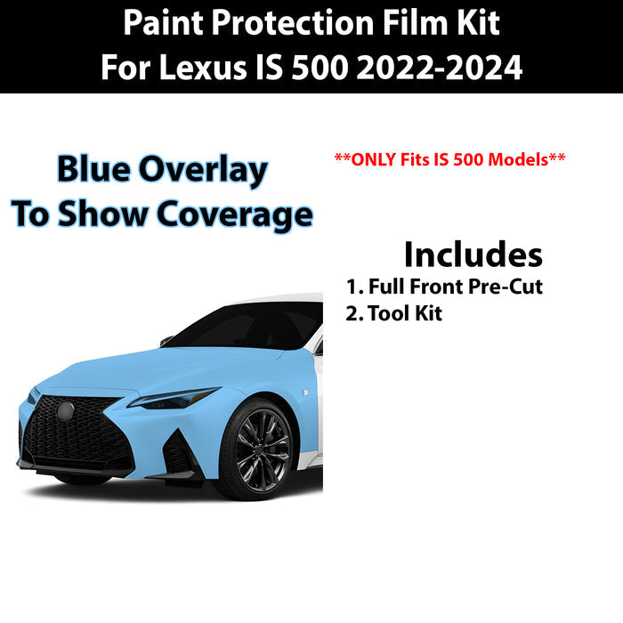 Precut Premium Paint Protection Film Clear Bra PPF Decal Film Kit Cover Fits Lexus IS500 2022 - 2024 - Bogar Tech Designs